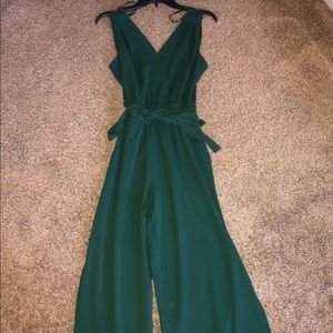 Emerald green jumpsuit